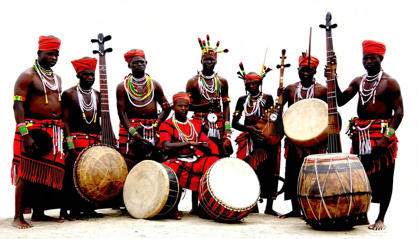 Sound ceremony with traditional instruments